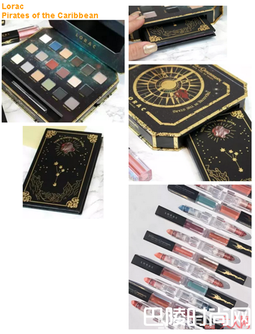 Luxie Beauty X Wonder Woman联名产品 Lorac cosmetics X Pirates of the Caribbean联名产品Kylie cosmetics X Khloe Kardashian联名产品Estee Lauder X Victoria Beckham联名产品Becca X Chrissy Teigen联名产品The face shop X Kakao f