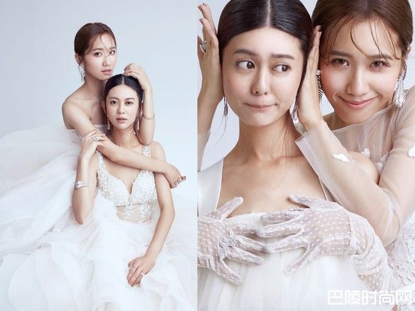 Lulu＆白痴公主挺A罩杯穿婚纱 小胸美女仙气照样100分