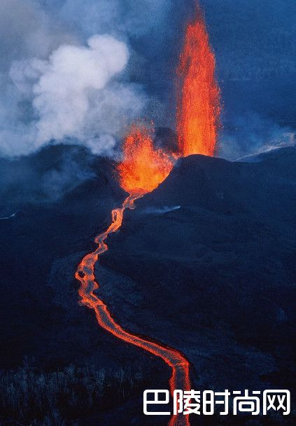 火山熔岩入太平洋是怎么回事