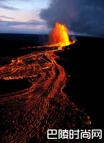 火山熔岩入太平洋是怎么回事