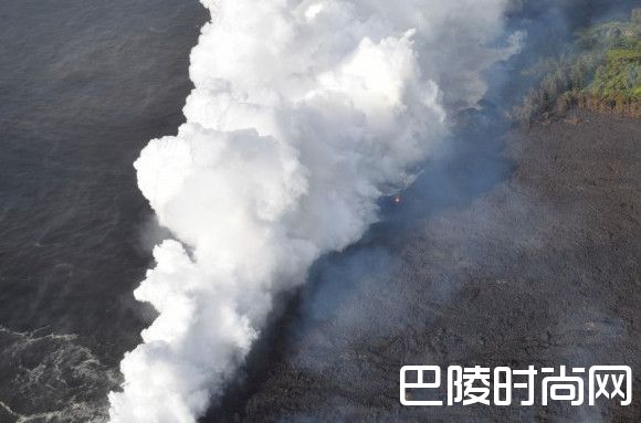 火山熔岩入太平洋是怎么回事