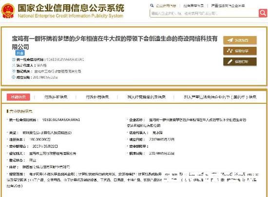 陕西“最长名称公司”火了 各类奇葩公司名来袭