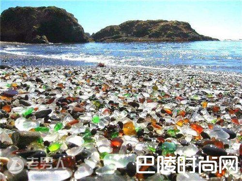 巴哈马粉色沙滩 马尔代夫星空沙滩|冰岛杰古沙龙湖冰滩 美国加州布拉格堡玻璃海滩