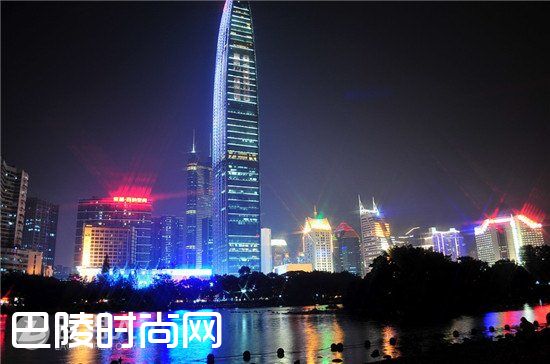 深圳莲花山顶观景平台夜景 深圳市民中心广场夜景|深圳世界之窗广场口夜景 深圳荔枝公园荔湖西岸夜景