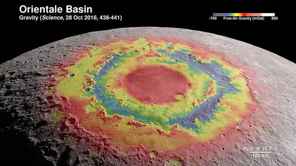 NASA发布4K超高清月球之旅(能清楚看见月球上的形特征地)