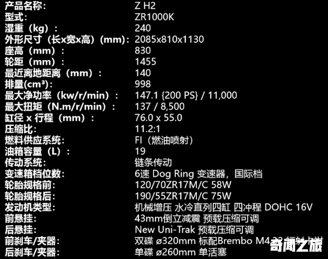 川崎h2所有车型价格表（川崎h2国内售价多少钱）