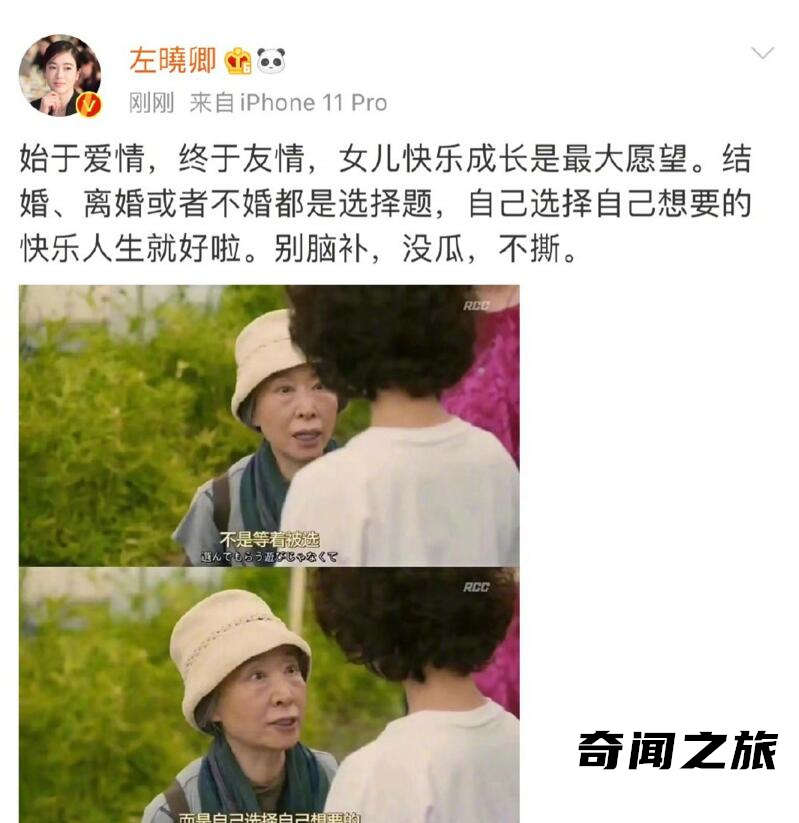 演员左小青婚姻及现状（年长20岁的高先生始于爱情终于友情）