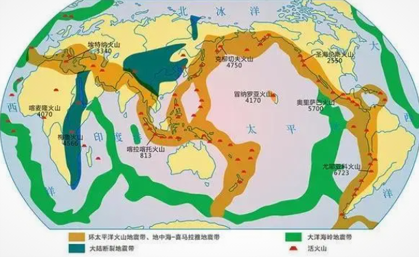 地球上最大的地震带在哪里