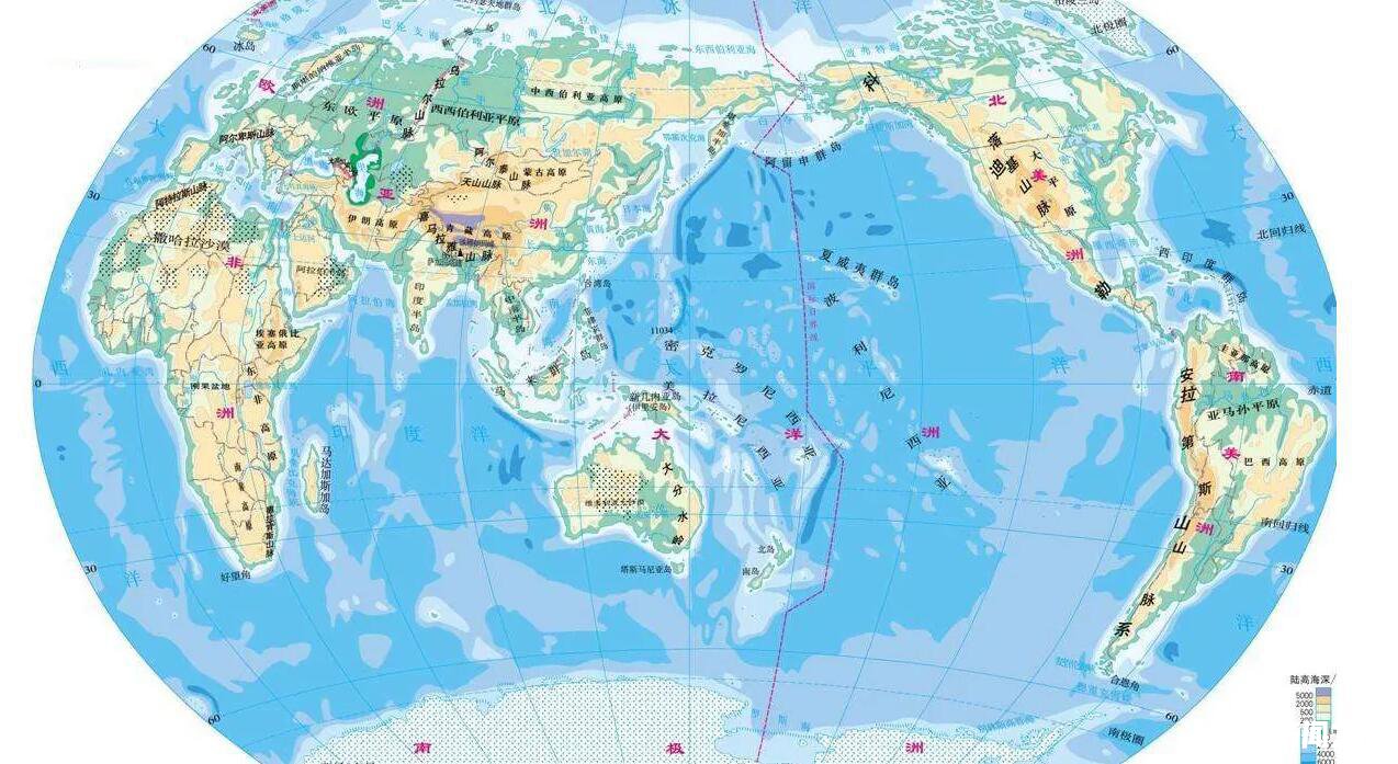 太平洋的诡异的海域