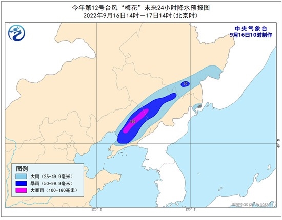 历史上登陆辽宁的台风（梅花1949年以来登陆我国最北的秋台风）