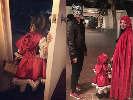 王力宏女儿王嘉莉扮小红帽 王力宏全面停工