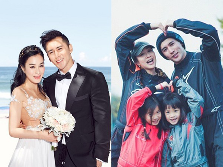 钟丽缇张伦硕婚礼前一天 钟丽缇女儿祝贺