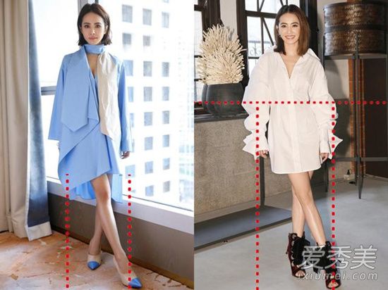 /></p><p>小个子女生穿衣服的时候难道就只能将裤子不断的往上拉吗？那穿裙子的时候怎么办呢？很多人可能觉得宽松裙子就很欧美风了，但高腰线对小个子来说到哪里都是标配呢。同样是宽松款式的裙装，腰线高一点是不是更加显瘦显腿长？没有腰线也要人为制造腰线才行，毕竟腰带什么的都不是白买的！</p><p>当然还有一些更常用的方法也可以提高腰线呢：</p><p style=