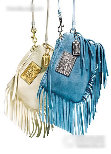 流苏包包 初夏时节显得清爽而诱人