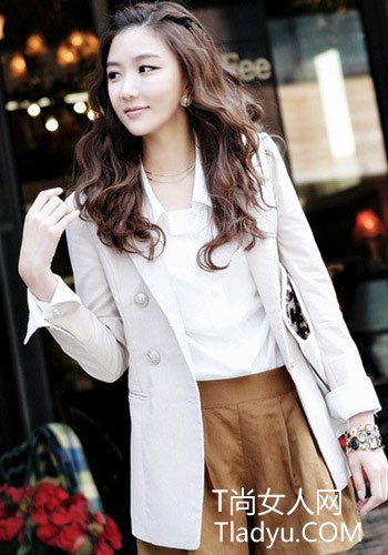 OL高纯彩色秋装搭配