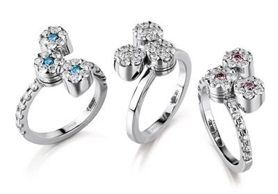 优雅和现代感并低调不失华丽的铂金首饰