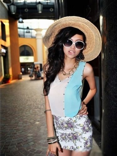 辛辣给力潮搭妞 挑战性感时尚欧美街头