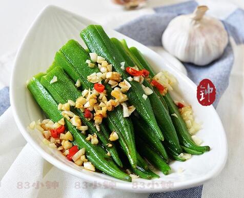 春节菜谱简单好做的菜白灼秋葵的做法大全