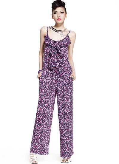 时髦连体裤 打造初夏完美造型