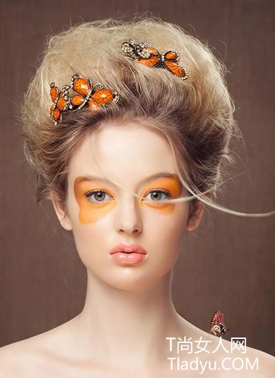 丝丝心动 蝴蝶在发间翩翩起舞