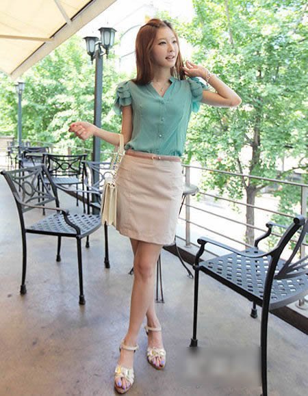 清爽短袖衫 做时代的职场女强人