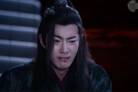 肖战哭戏惹人心疼,《陈情令》细节动作高度还原