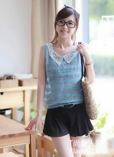 女孩清新减龄搭 比90后还粉嫩哦