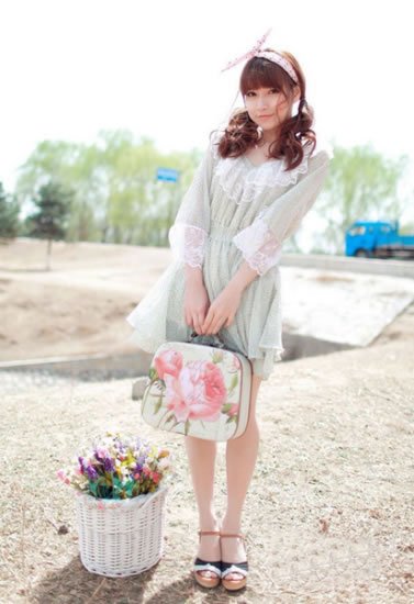 柔柔女孩色彩,夏天正在来的路上