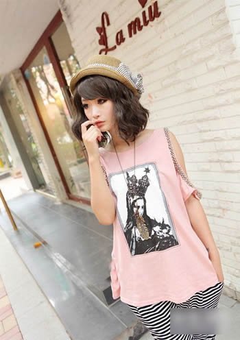 让T恤单品也散发出艺术气息