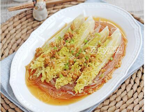 蒜蓉粉丝蒸娃娃菜的做法大全
