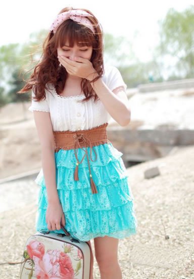 柔柔女孩色彩,夏天正在来的路上