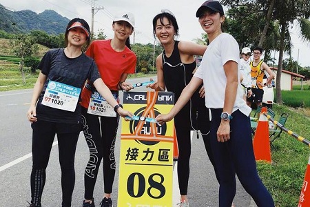 陈意涵产后2月便进行接力赛，22小时完成210公里燃爆