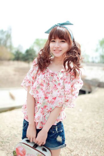 柔柔女孩色彩,夏天正在来的路上