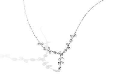 优雅和现代感并低调不失华丽的铂金首饰