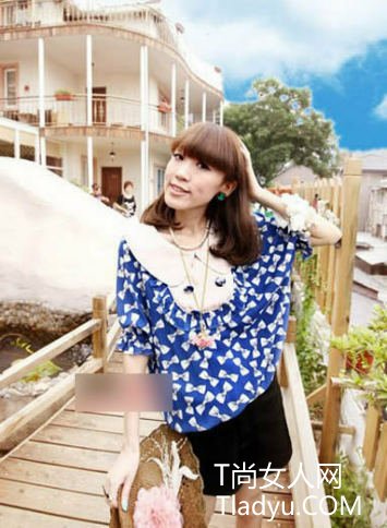 宽松娃娃衫 塑造温柔大气的公主造型