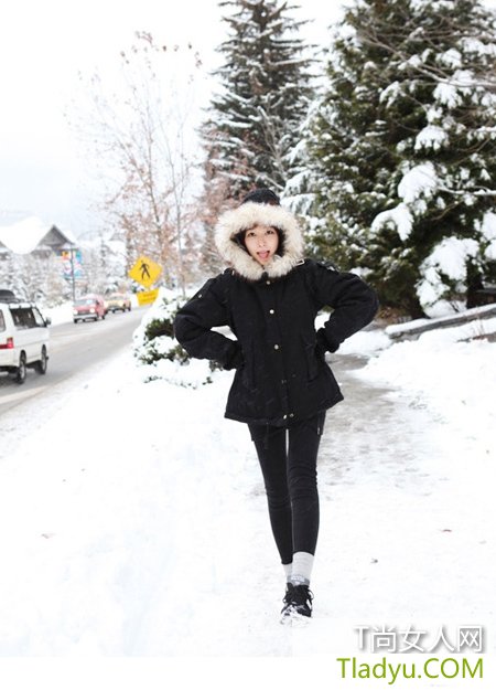圣诞雪天穿出小骨架！保暖不臃肿