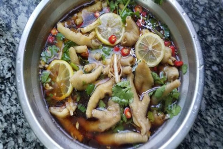 柠檬鸡爪的做法