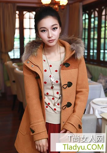 简约时尚大衣 冬外套小资女血拼款