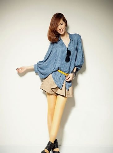 连身裤MM酷夏约会波点装