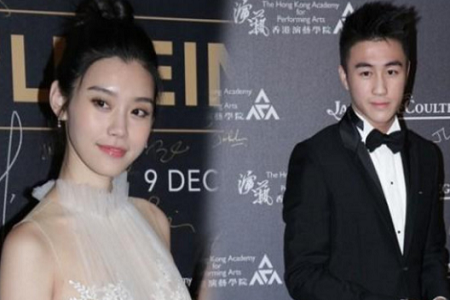 赌王儿子何猷君疑带儿媳见家长,超模奚梦瑶PK蛇精脸千金