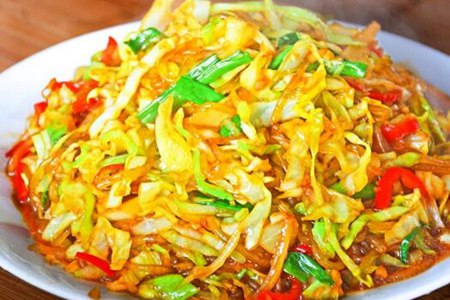 粉条怎么做好吃?包菜炒粉条的家常做法