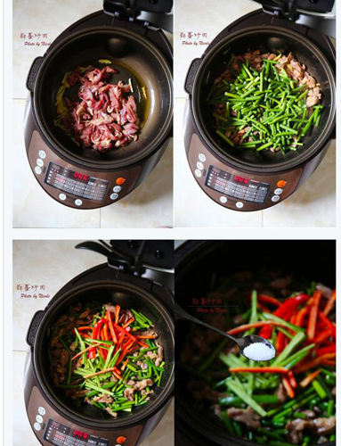家常菜蒜苔炒肉的做法大全