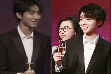 王俊凯两次拿奖的样子，遭遇“滑铁卢”笑成了表情包