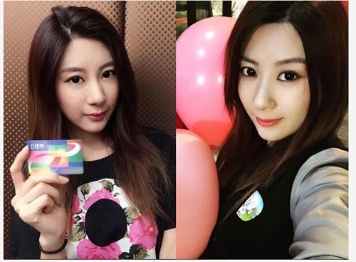 强壮侏儒男抱起女模特被按倒走光的陈蕊蕊