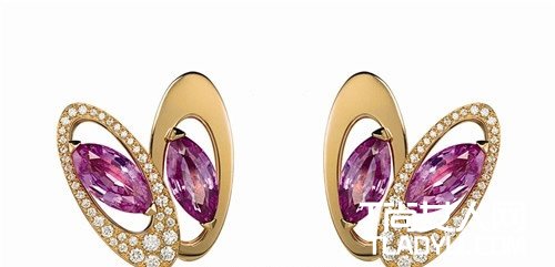 提升女王气质 显示超大宝石耳钉 