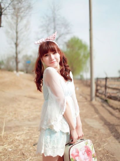 柔柔女孩色彩,夏天正在来的路上