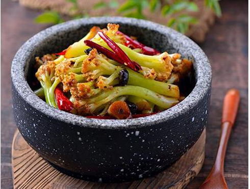 家常素炒菜花的做法大全