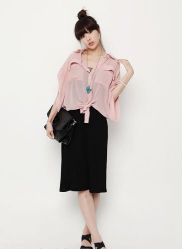 轻盈水感罩衫夏日不可或缺的百搭单品