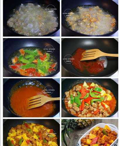 菠萝咕噜肉的正宗做法