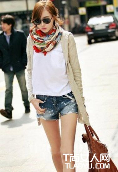 魅力柔情丝巾 郊游化身气质小仙女